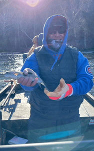 Winter Trout fishing on Lake Taney Como